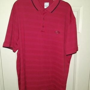 Callaway Opti Dri Red Short Sleeve Polo Shirt Men's sz XL.